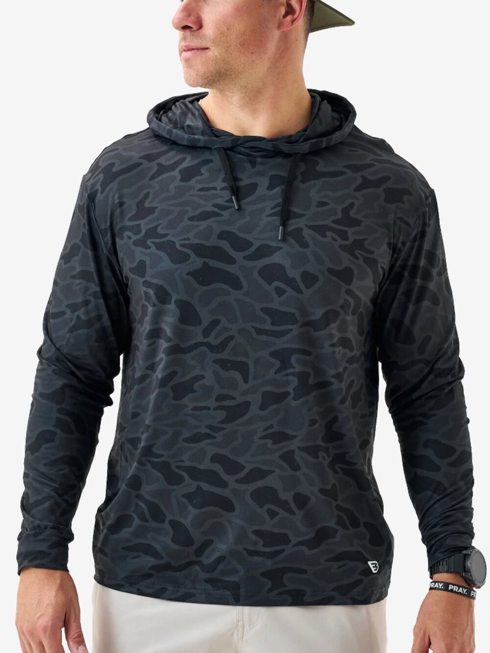Burlebo Performance Hoodie Black Camo S